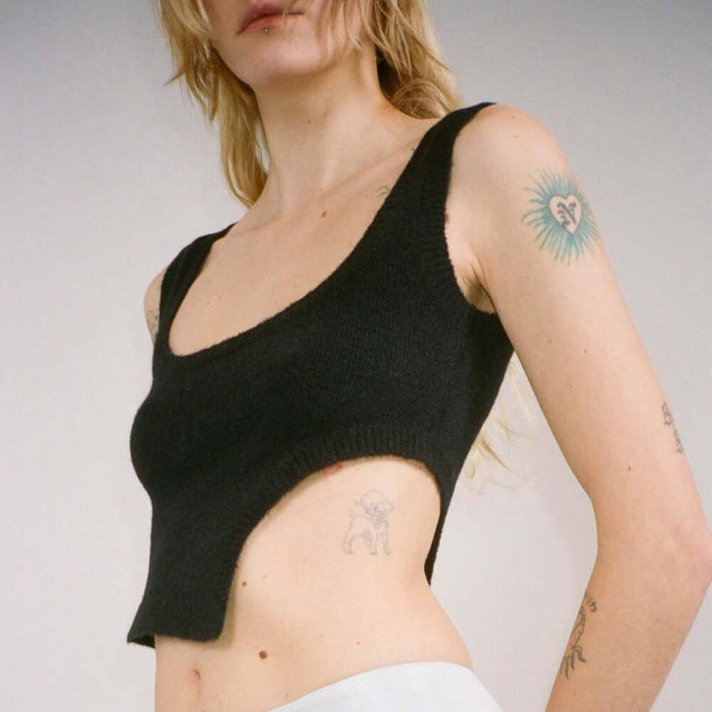 Sandy liang womens cutout sweater